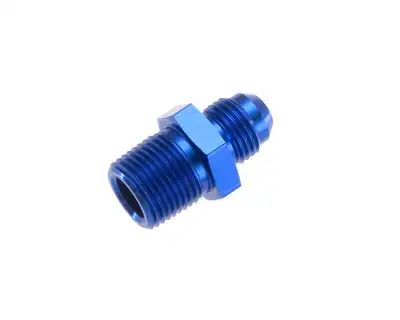 Redhorse Performance 10 Straight Male Adapter to 12 (3/4) Npt Male Blue