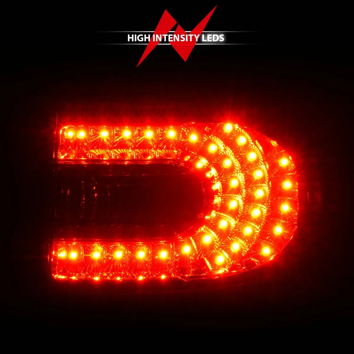 Toyota fj Cruiser 07-14 LED Tail Lights Chrome Smoke Lens product image