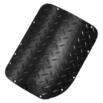 Warrior Products Diaplate Shiftcvr Pnl 76-86-Blk no Hole