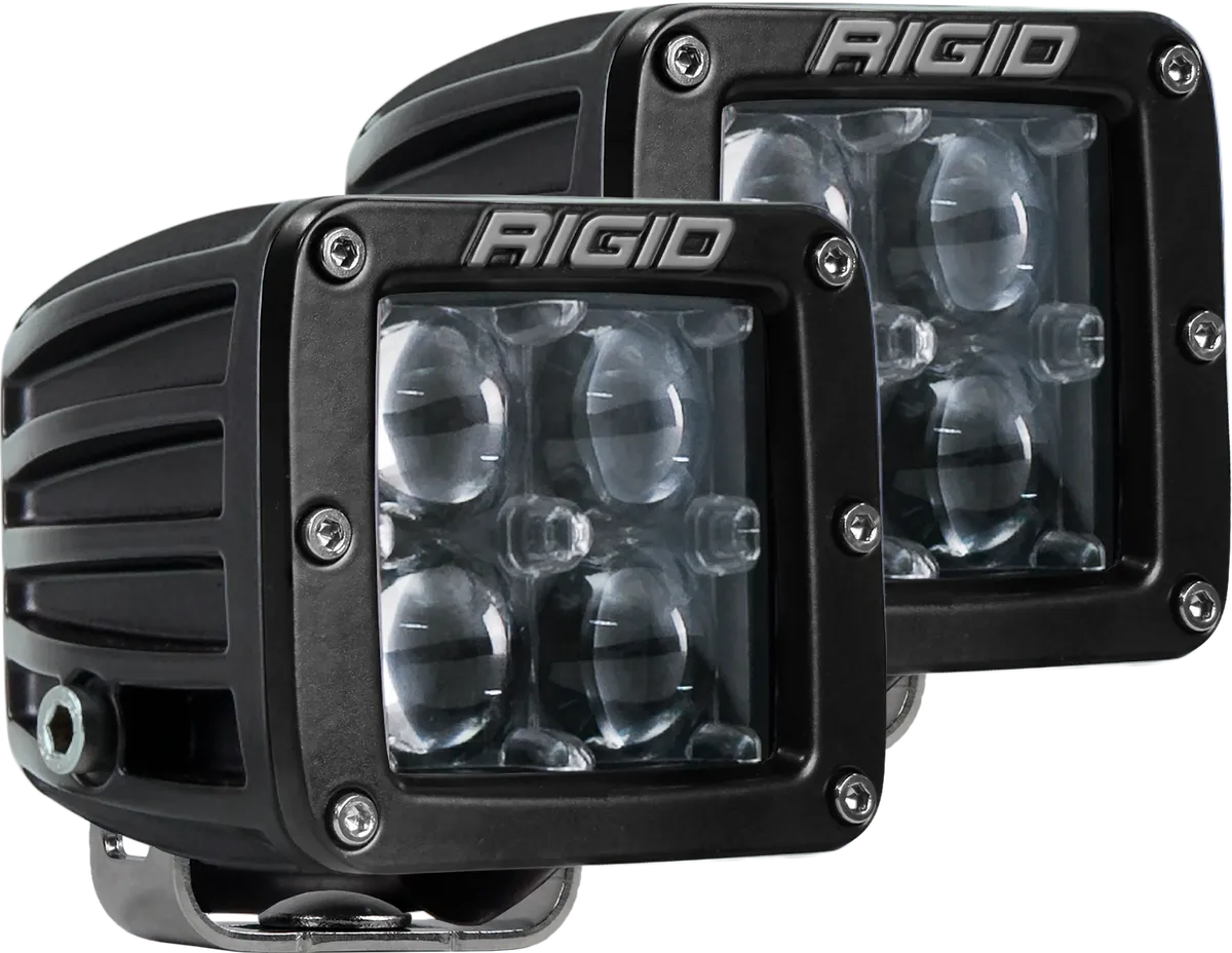 Rigid D-Series Pro LED Light, Hyperspot Optic, Surface Mount, Black Housing, Pair product image