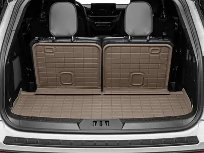 Weathertech SeatBack Cargo Liner HP; Tan; Behind 2nd Row Seating;