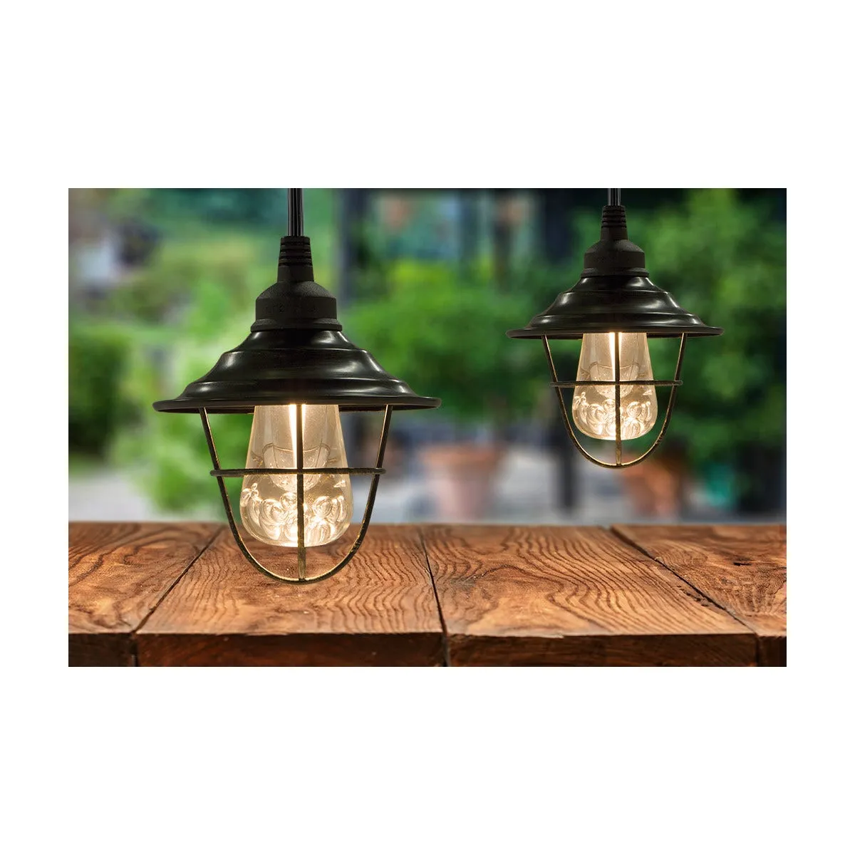 Enbrighten Cafe Lights Cage Shade Add-On, Oil-Rubbed Bronze, 6 Pack product image