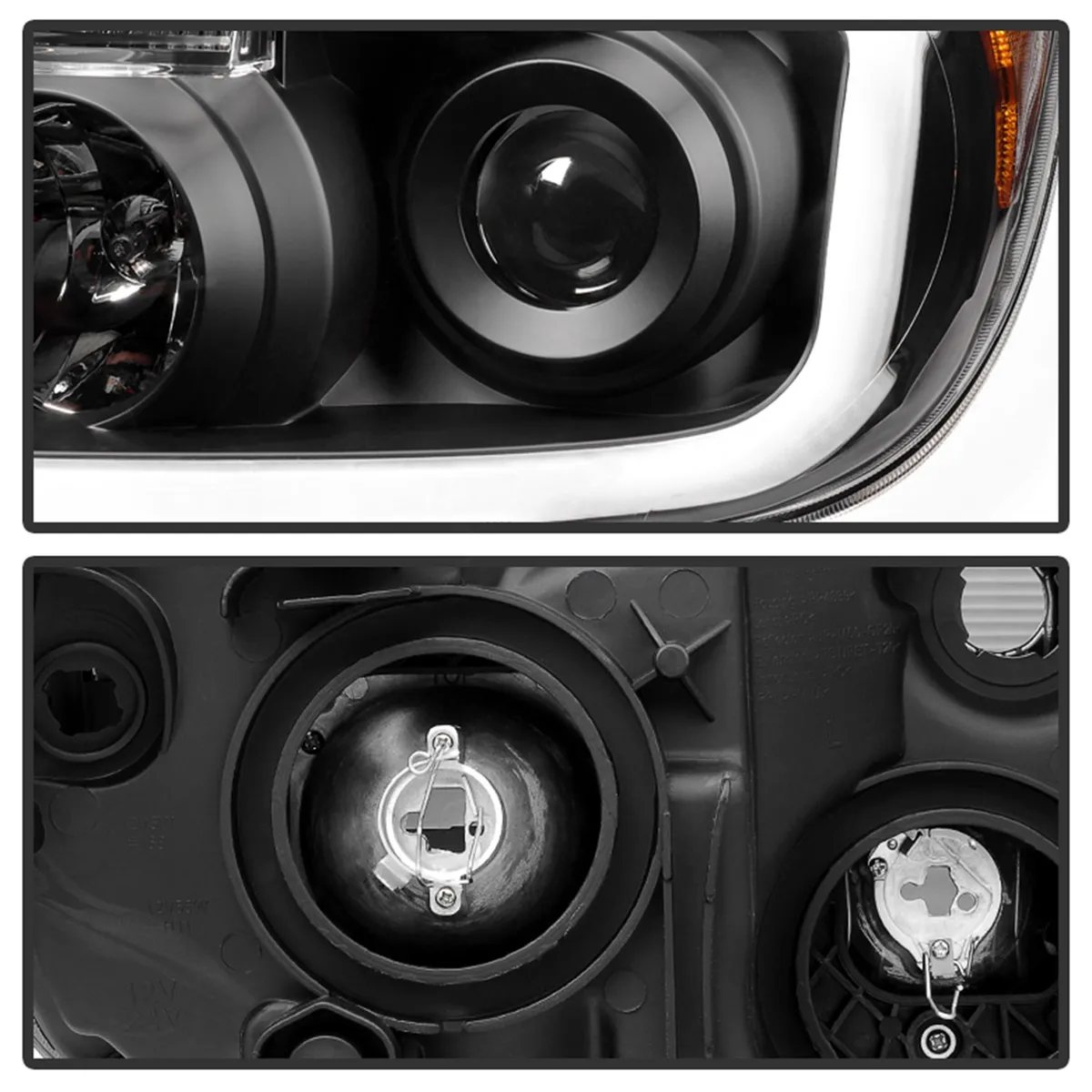0713 Tundra/0813 Sequioa LED Light Bar Projector Headlightsblack Drive/Pass product image