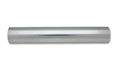 Vibrant Performance Straight Aluminum Tubing; 3 in. OD; 18 in. L; 1.5MM Wall Thickness; 6063 Aluminum; Polished;
