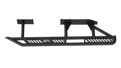 Body Armor REVO Step Slider; 1.75 in. Tubing; Textured Black Powder Coat;
