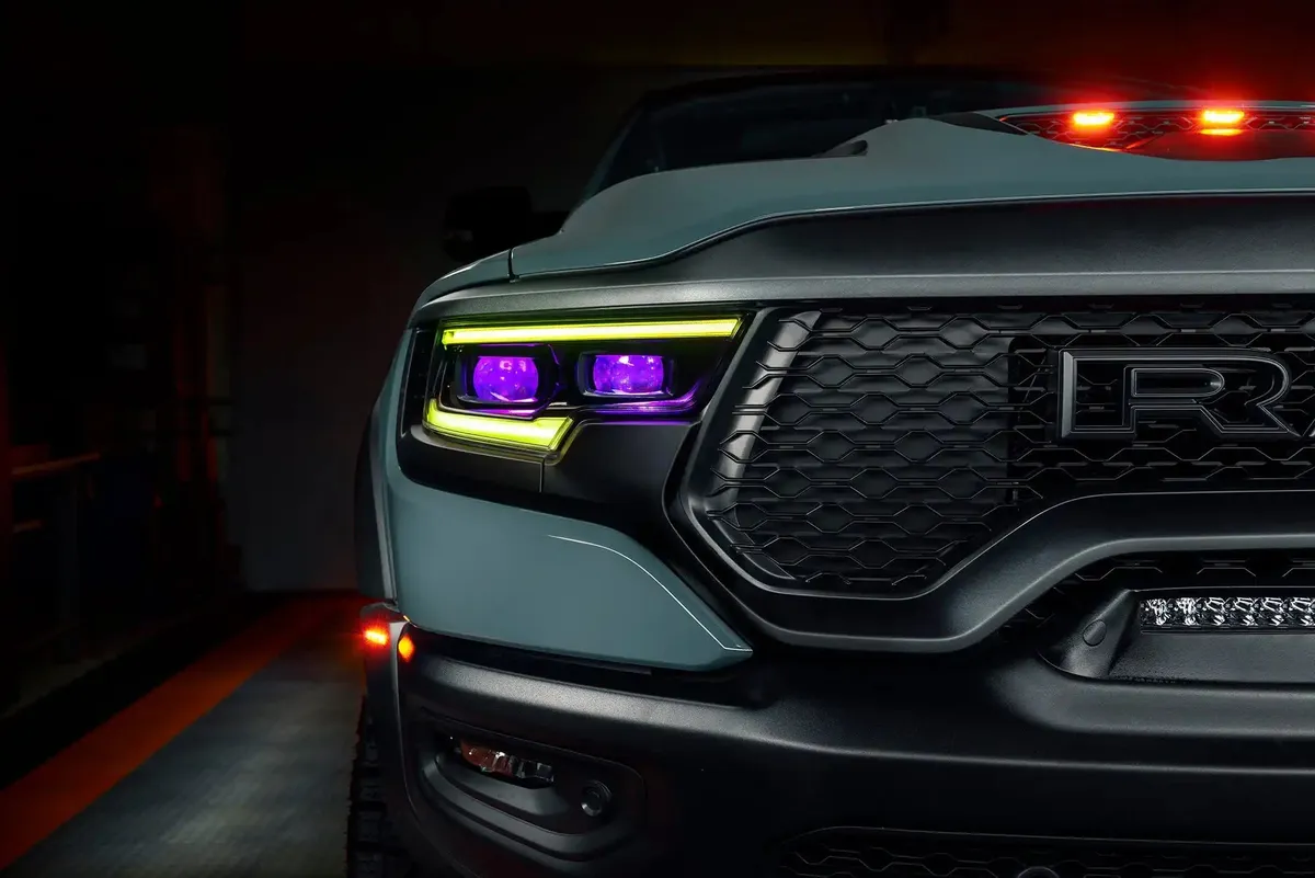 Oracle Lighting 2019-2021 RAM 1500 Colorshift RGB Headlight Demon Eye Kit - LED Projector Headlights product image