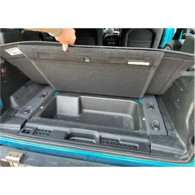 Armorlite 18-Current Jlu 4DR Rear Cargo Mat With Subwoofer Mesa Smoke