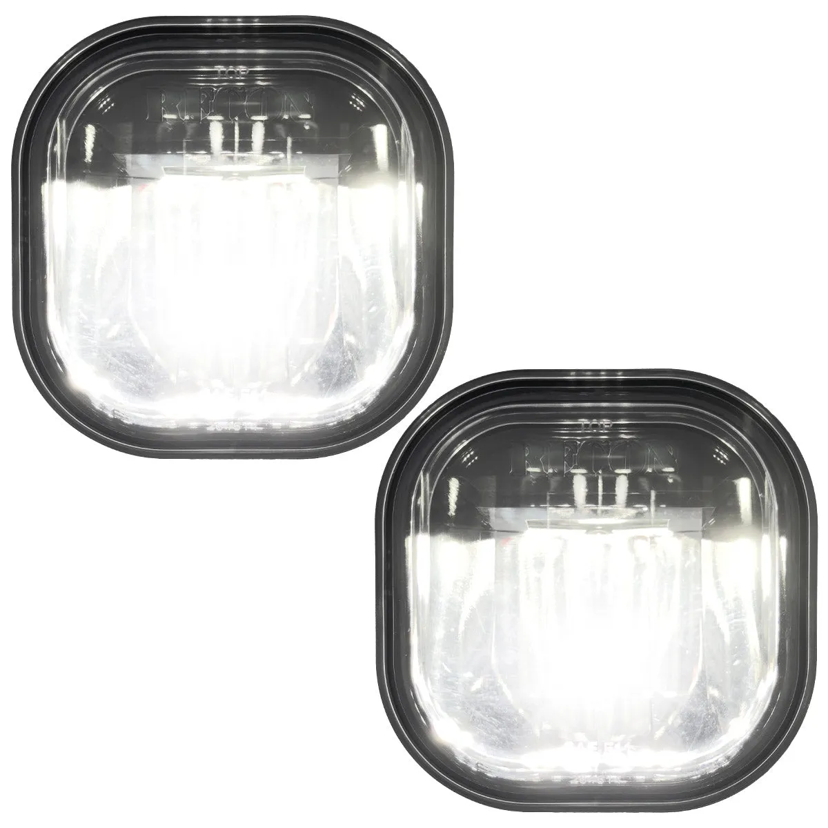 Ford Superduty 11-16 LED Fog Lights 2-Piece Set Replaces Both OEM Ford Superduty F-250350450550 Fog Lights - Smoked product image