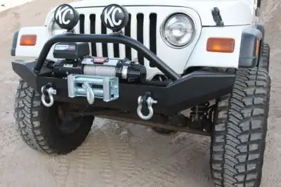 Rock Hard 4X4 Rock Hard 4x4 Patriot Series Full-Width Front Bumper - CJ5/CJ7/CJ8/YJ/TJ/LJ