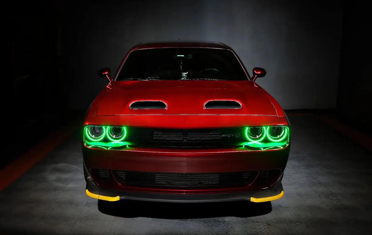 ORACLE Lighting 2015-2023 Dodge Challenger LED Surface Mount Headlight Halo Kit product image