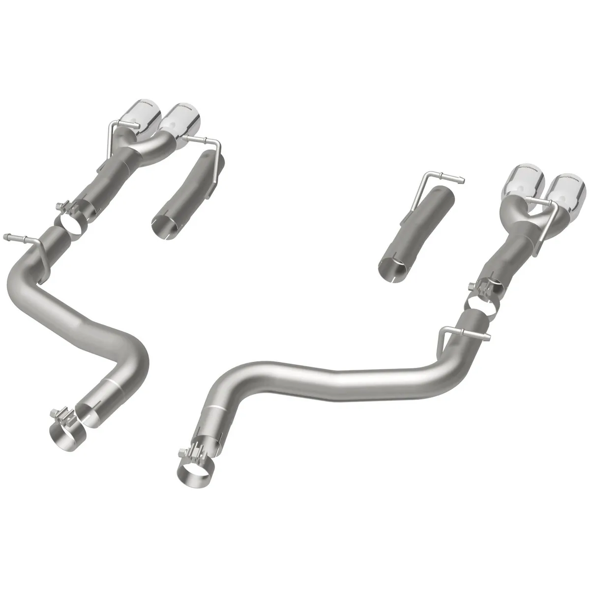 2015 Dodge Challenger V6 3.6L Exhaust Axle-Back Stainless Steel Race Series Round Tips Provided or Reuse OE Tips product image