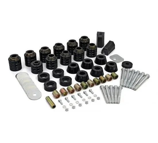 Daystar 8796 Wrangler Body Lift Kit 1in(Replaces Factory Mounts Incl Hardware & Radiator Core Supports)