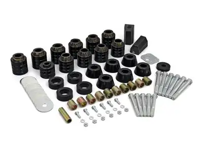 Daystar 8796 Wrangler Body Lift Kit 1in(Replaces Factory Mounts Incl Hardware & Radiator Core Supports)
