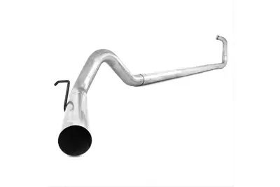 MBRP Exhaust Armor Lite Turbo Back Exhaust System; 4 in.; Incl. 3.5 in. Turbo Downpipe/MidPipe/Ext.Pipes/Muffler Delete Pipe/Over Axle Pipe/Hdw; No Tip Incl.; Single Side Exit; Aluminized;