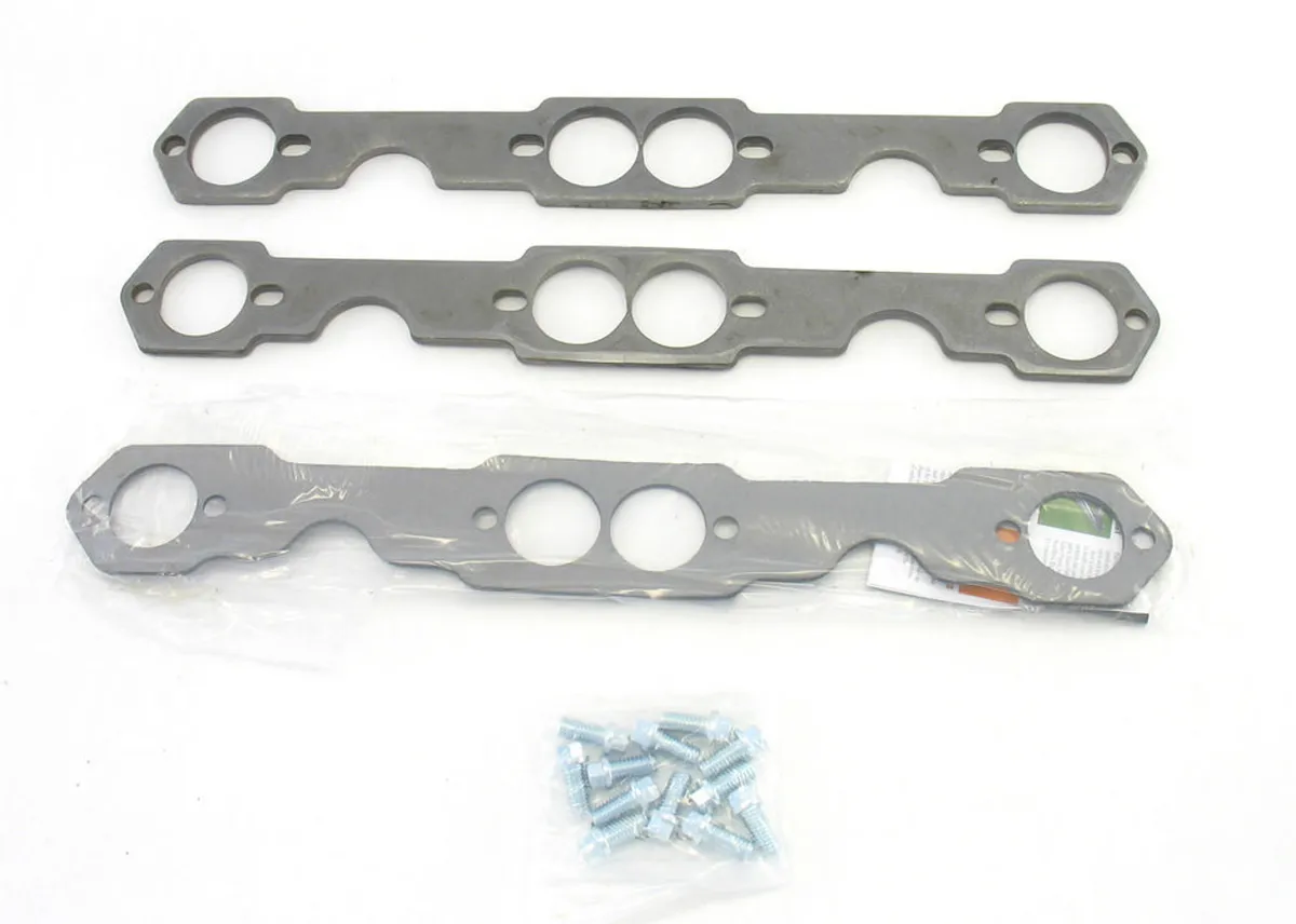 Patriot Exhaust Patriot Exhaust H7864 Header Flange Pair Chevrolet Small Block 265-400 Tube Diameter 1 5/8" Round Port