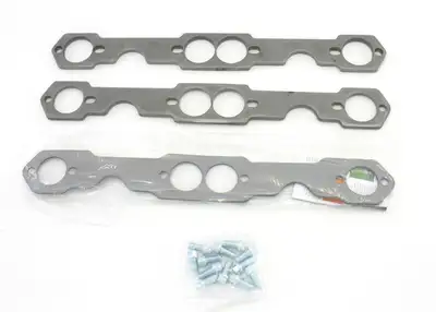 Patriot Exhaust Patriot Exhaust H7864 Header Flange Pair Chevrolet Small Block 265-400 Tube Diameter 1 5/8" Round Port