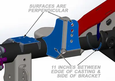 Artec Industries Jk Rear Tracbar Bracket