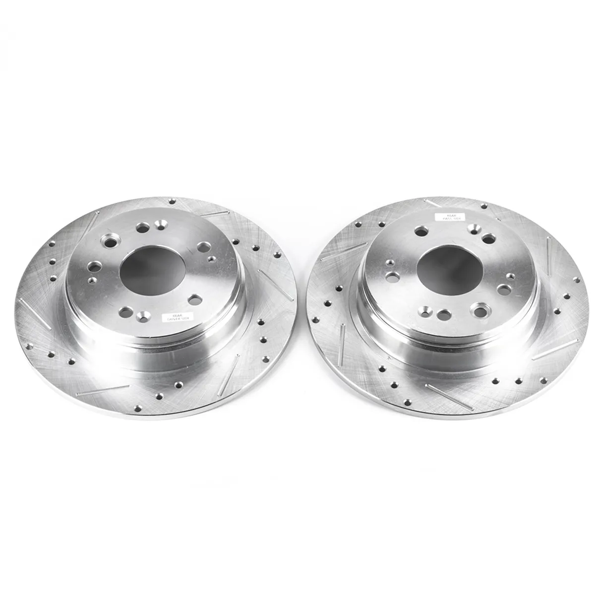 Evolution Drilled/Slotted Zinc Plated Rotors (Pair) product image