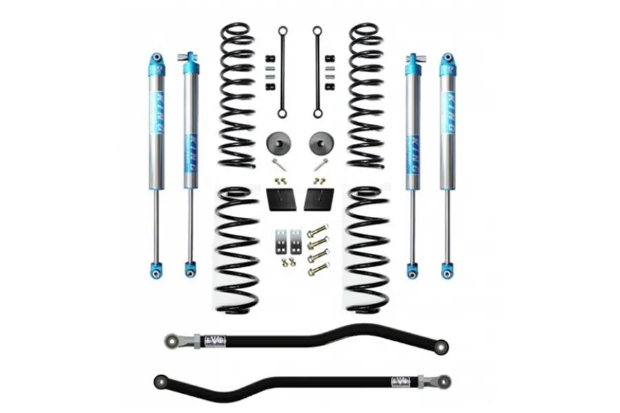 2.5" Heavy Duty Gas/392jeep Wrangler JL Jlu Lift Kit Enforcer Suspension Systems HD - Stage 1 / King 2.0" Shocks / Front / Rear Track Bars product image