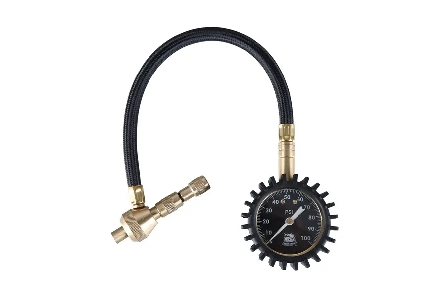 Bulldog Winch Bulldog Winch Deflator w/ Analog Pressure Gauge, 0-100psi