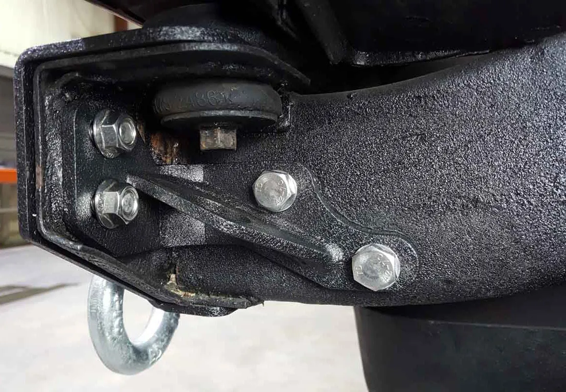 Fishbone Offroad Rear Bumper Frame Tie-ins for 1997-2006 Wrangler FB21074 product image