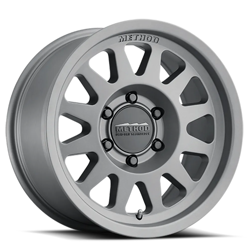 Method Race Wheels Aluminum Wheels 17x9 Bead Grip MR703 Bolt Pattern 5 On 139.7 Offset -12 Lip Size 1.18 Gloss Titanium SL Method