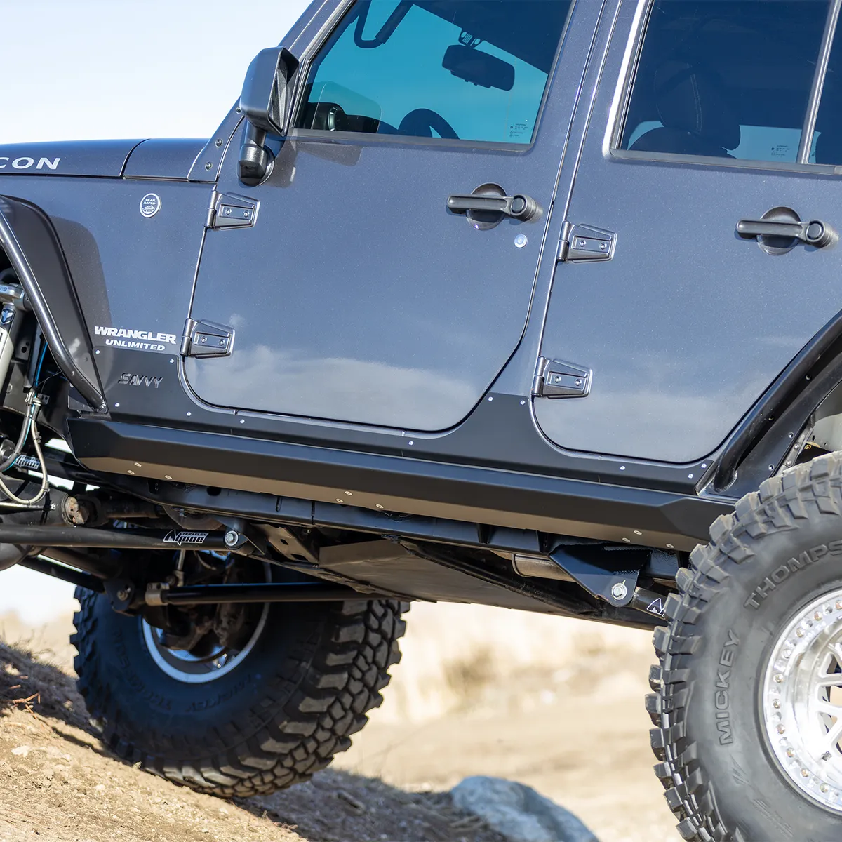 0718 Wrangler Bolt On Slider Kit Raw product image