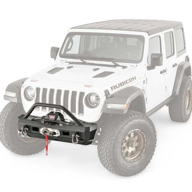 Elite Stubby Front Bumper Jeep JL / JT With Grille Guard product image