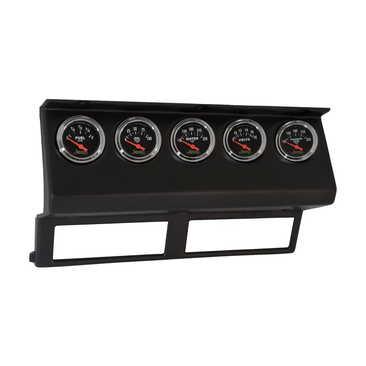 Gauge Kit, 7 pc, Wrangler (YJ) 87-96, TACH/MPH/FUEL/OILP/WTMP/VOLT/TRANS, Jeep product image