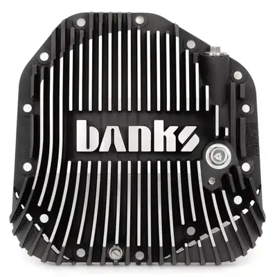 Banks Power Ram-Air Differential Cover Kit Satin Black/Machined w/Hardware for 17-24 Ford F250 HD Tow Pkg and F350 SRW with Dana M275 Rear Axle Banks Power