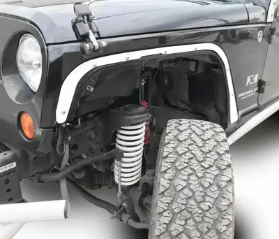 Steinjager Steinjäger Fenders Wrangler JK 2007-2018 Deletes Front Cloud White