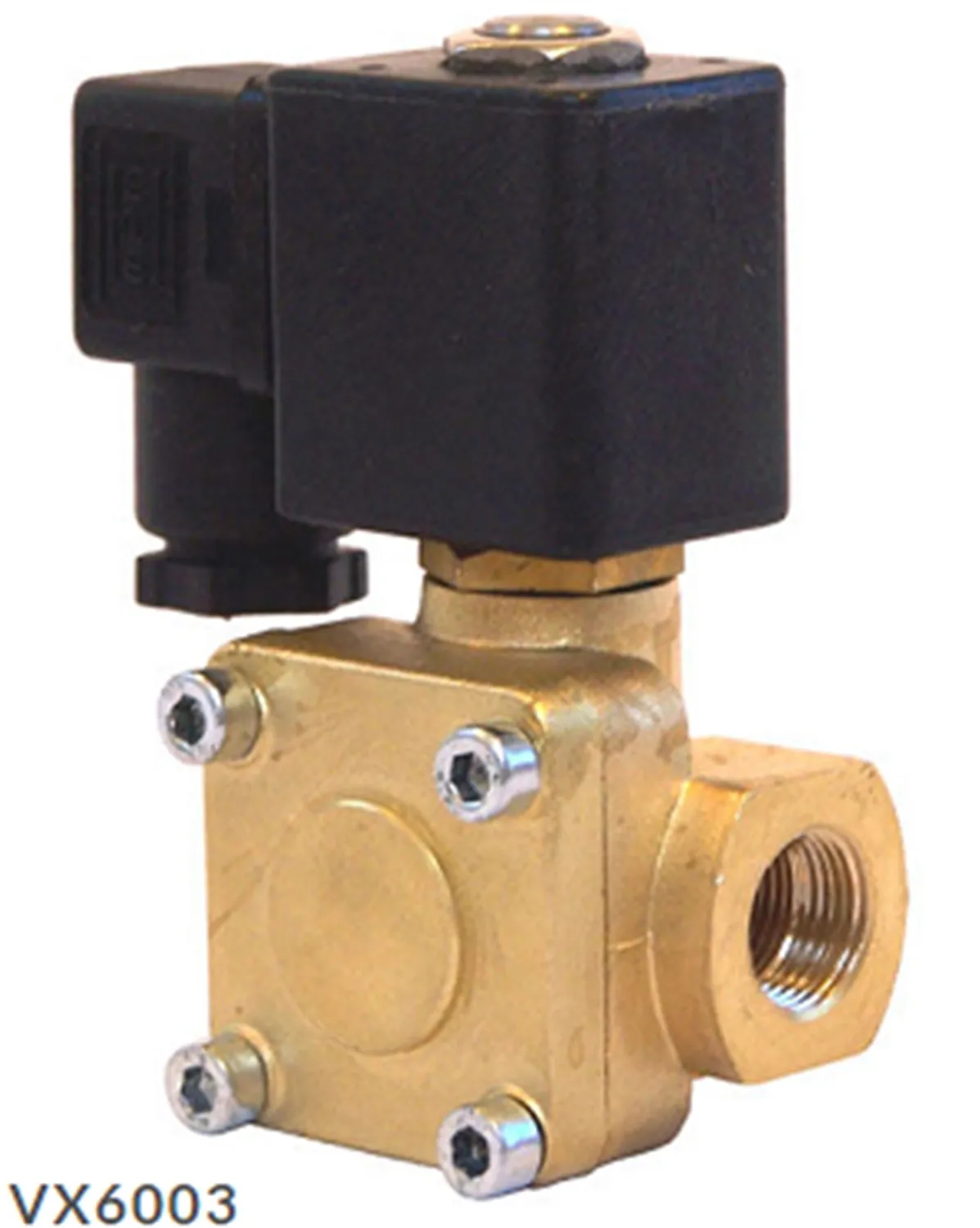 Vortex 6 Solenoid Valve; 12 Volt; 300 PSI Max. Pressure; Inlet 3/8 in. NPT; Outlet; Orifice 10mm; Brass; product image