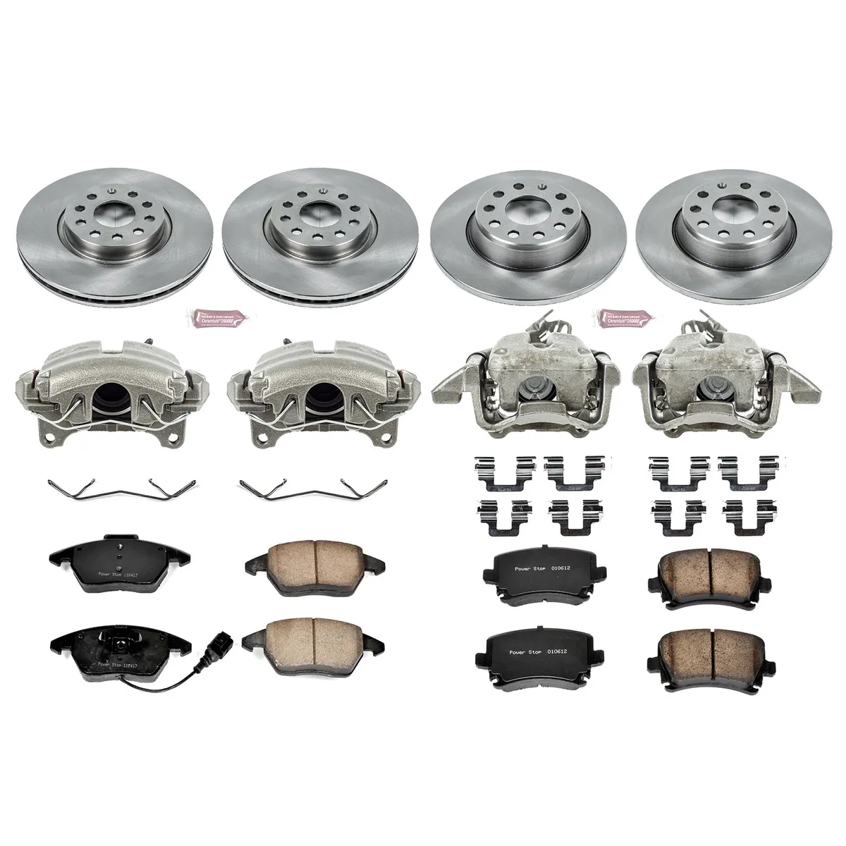 Z17 Direct Replacement Kit: Rotors; Ceramic Pads; Calipers product image
