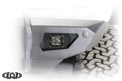 LoD Offroad 2021+ Bronco Black Ops Rigid Dually Front Light Bezel (pair) (Black Powder Coated)