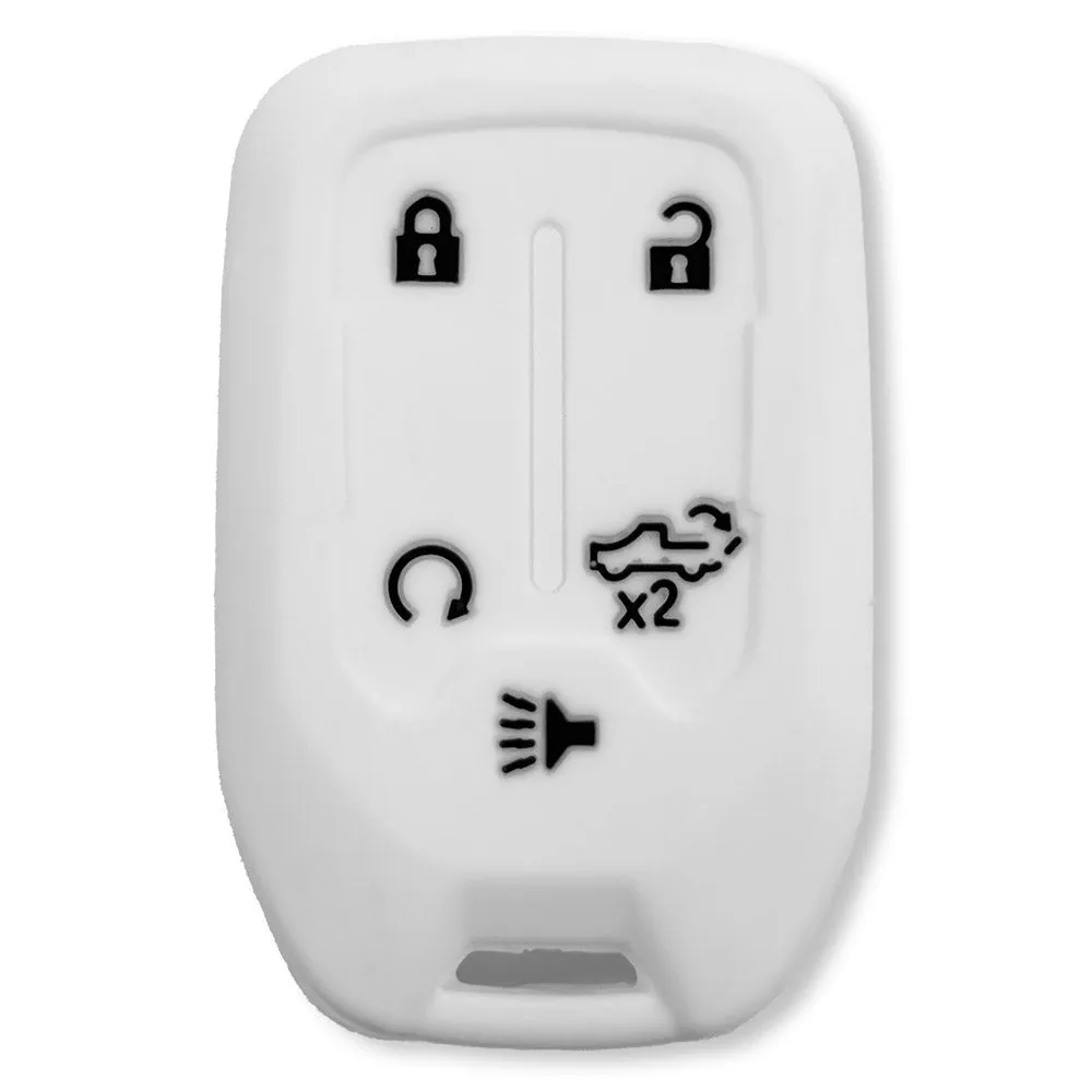 GMC & Chevy 19-21 Sierra & Silverado 1-Piece 100% Silicone Rubber Key Fob Cover - Multiple Colors product image