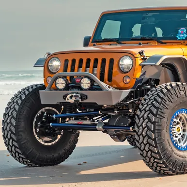 0718 Wrangler Krawler Lite Front Bumper With Hoop Raw product image