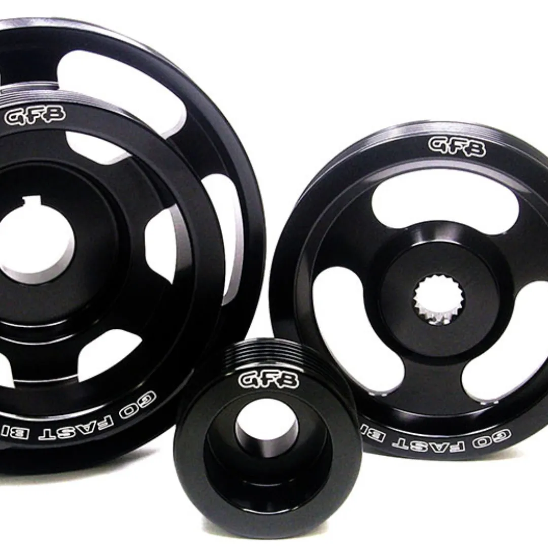 3-piece underdrive pulley kit (Crank, alternator & power steering pulleys & required belt) product image