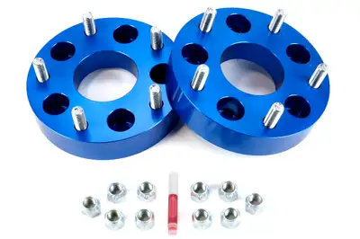 Spidertrax 0718 Wrangler/0610 Commander 5 X 5in To 5 X 51/2in Blue Wheel Adapters(Pair)