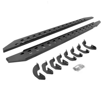 Go Rhino Go Rhino 69443687SPC - RB10 Slim Line Running Boards With Mounting Brackets - Textured Black