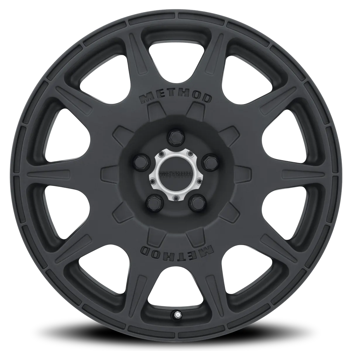 Aluminum Wheels 17x8 Rally MR502 Bolt Pattern 5 On 100 Offset 38 Lip Size 0 Matte Black MB Method product image