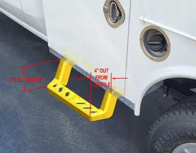 Carr Carr - 150102-1 - Underbody Access Step - XM3 Polished - Single