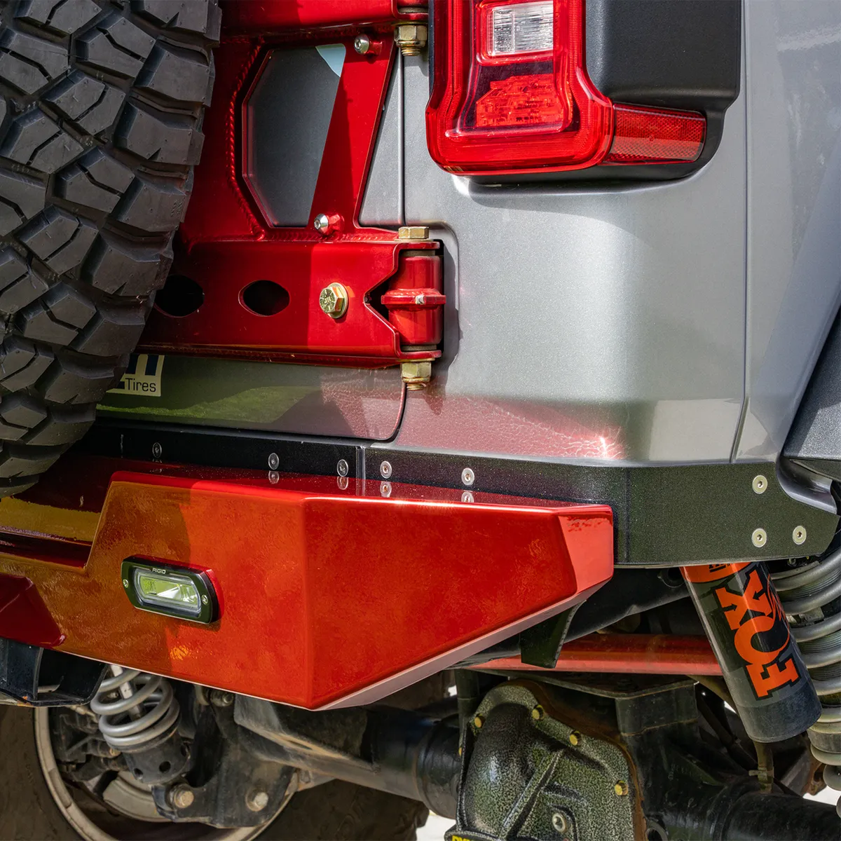 18c Wrangler Krawler Lite Bolt On Rear Bumper Raw product image