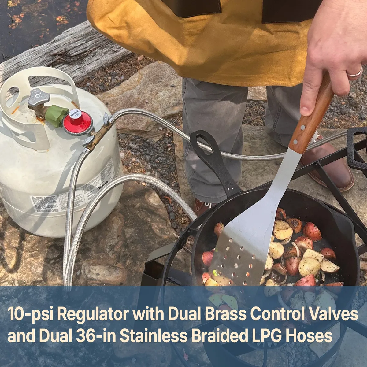 Dual Burner High Pressure Cooker product image