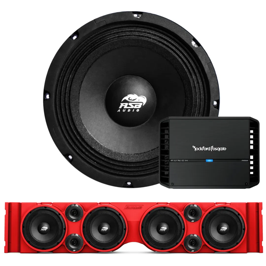 TJ/YJ American SoundBar Package (Red) product image