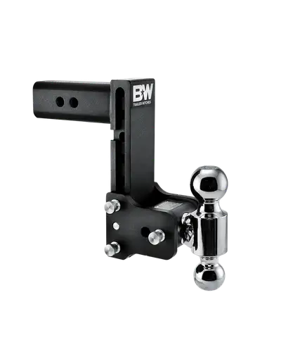 B&W Trailer Hitches Tow and Stow 2 1 2 INCH 2in x 2 5 16in Dual Ball 7in Drop 7 1 2in Rise