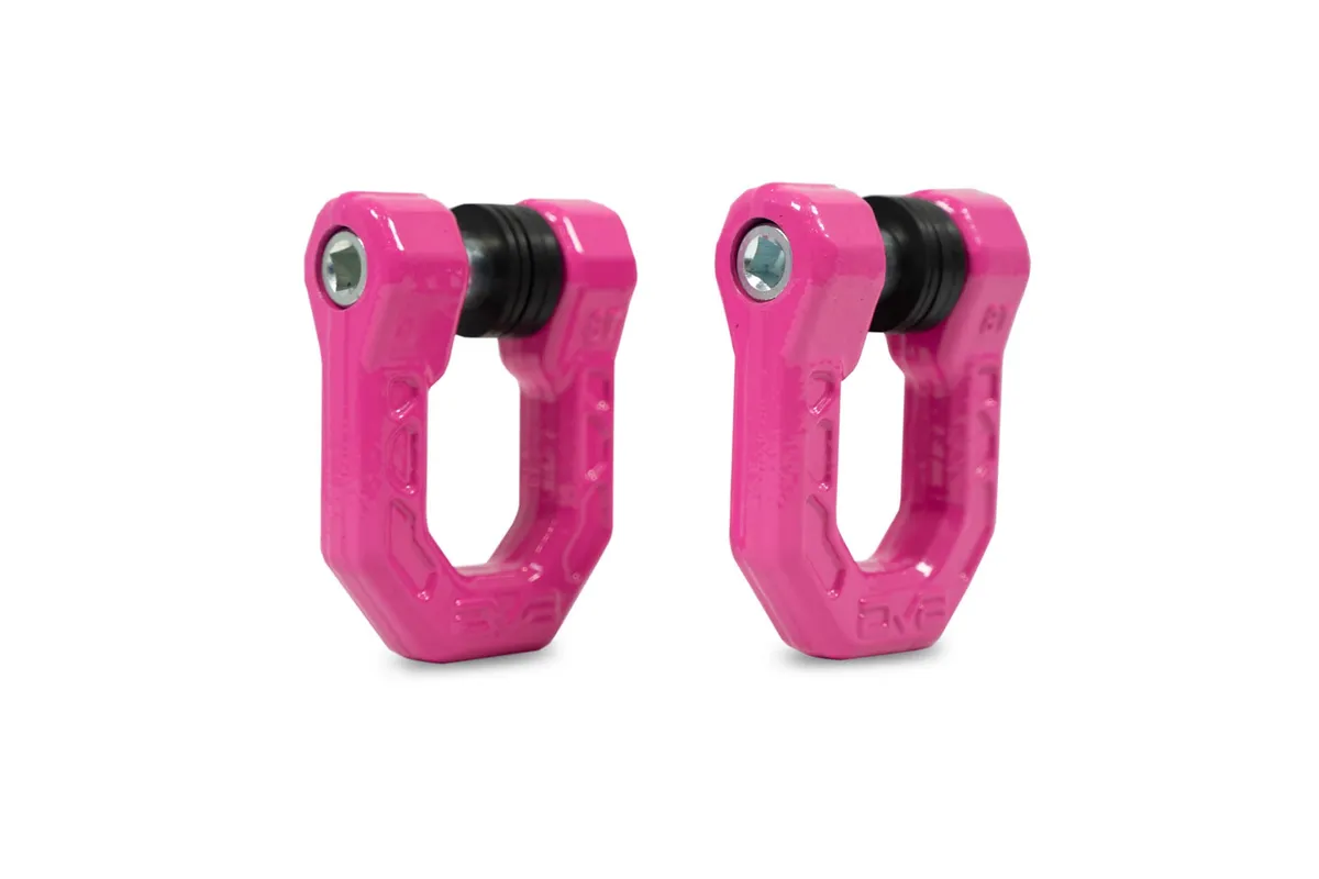 Elite Series D-Ring Shackles | Pair | Pink product image