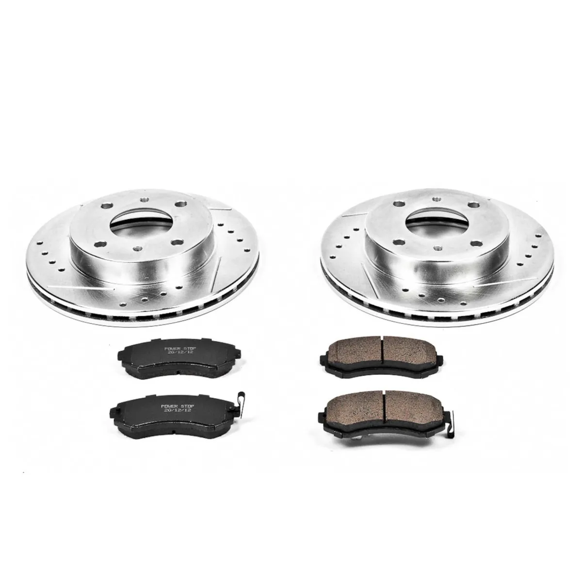 Z23 Evolution Sport Upgrade Kit: Drilled/Slotted Rotors; Carbon-Fiber Ceramic Pads W/Hardware product image