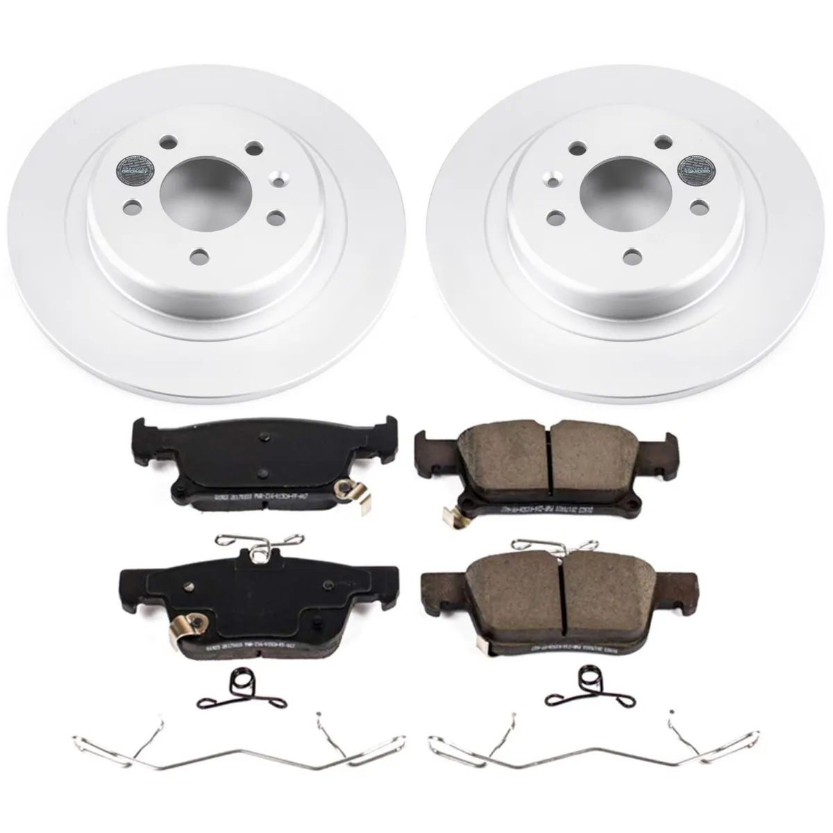 Z17 Geomet Coated Rotor Kit: Genuine Geomet Fully Coated Rotors; Ceramic Pads W/Hardware product image