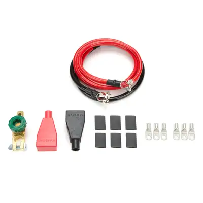 Quickcar Racing Products Battery Cable Kit 2 Ga. 6ft Red & 3ft Black
