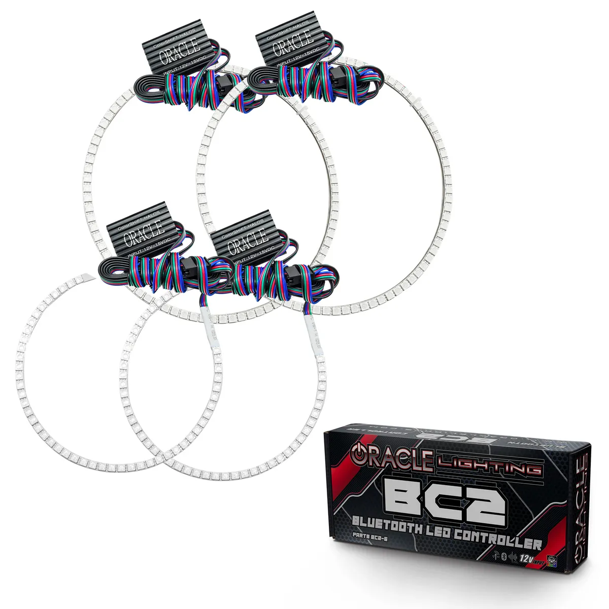 ORACLE Lighting 2008-2010 Jeep Grand Cherokee LED Headlight Halo Kit product image